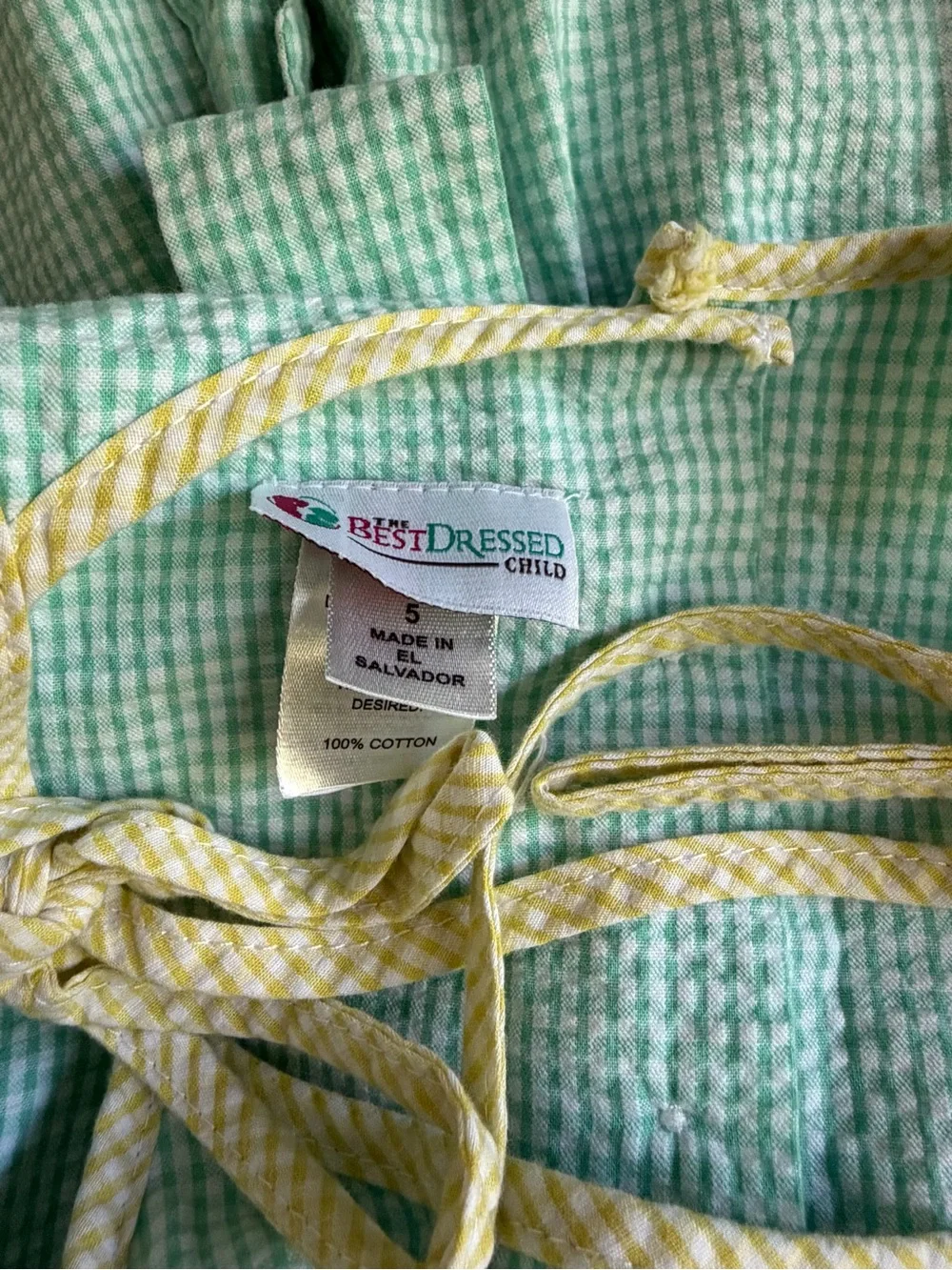 Girls Smocked Ice Cream Sundress 5